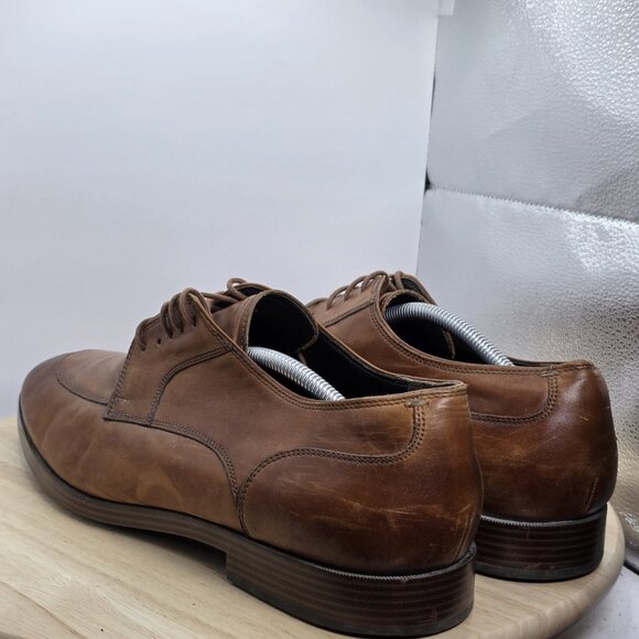 Mens Size 13 M - Cole Haan Jay Grand Apron Oxford Tan Style C23779 Dress Shoes - Picture 7 of 9